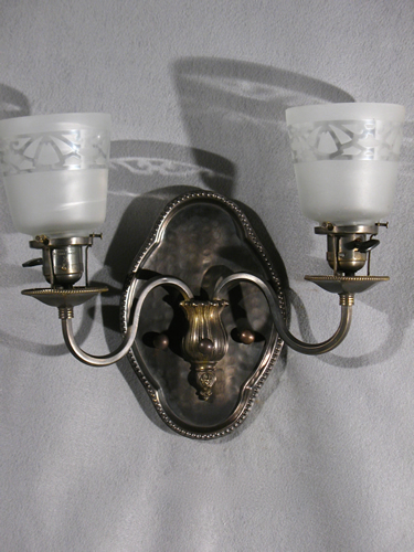 Pair of Large Double Arm Sconces